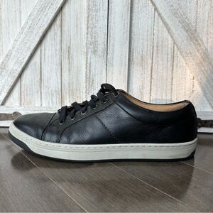 GH BASS & Co Men's Black Leather Sneaker Dress Casual‎ Size 10M